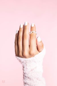 White nails